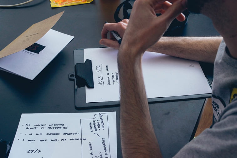 ux writing user side ux design