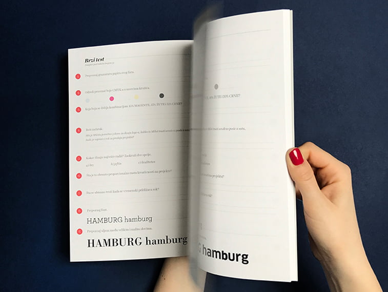 brzi test o grafickom dizajnu u knjizi dizajner dizajnerima