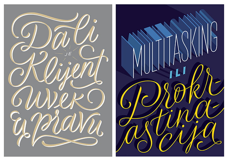 pravo klijenta multitasking tipografija