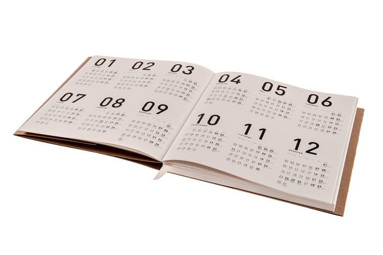 kalendar od recikliranog papira