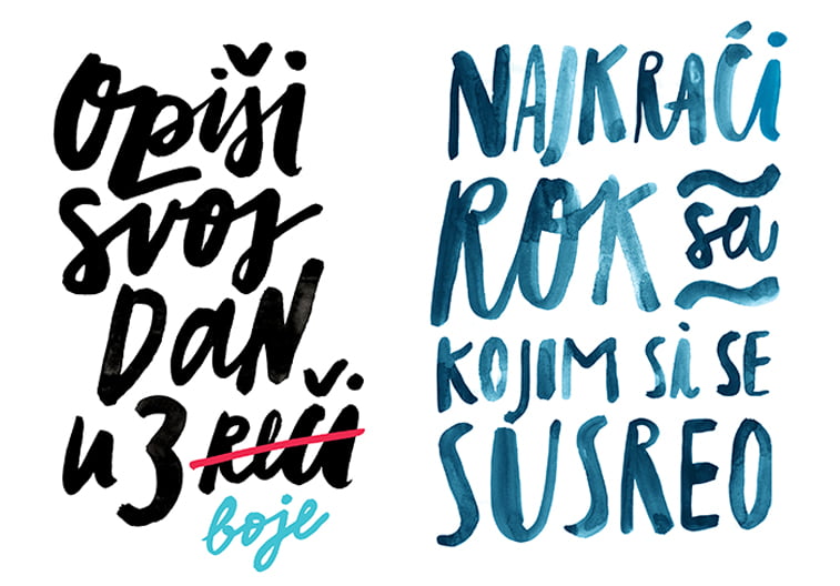 opisi svoj dan u 3 boje dizajner dizajnerima knjiga