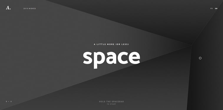 2019 wishes interactive experiment by Les Animals