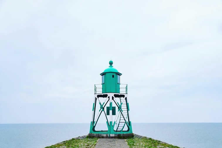 lighthouse on the coast