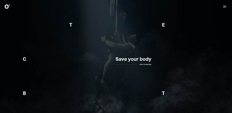Octopus group homepage after the user interaction