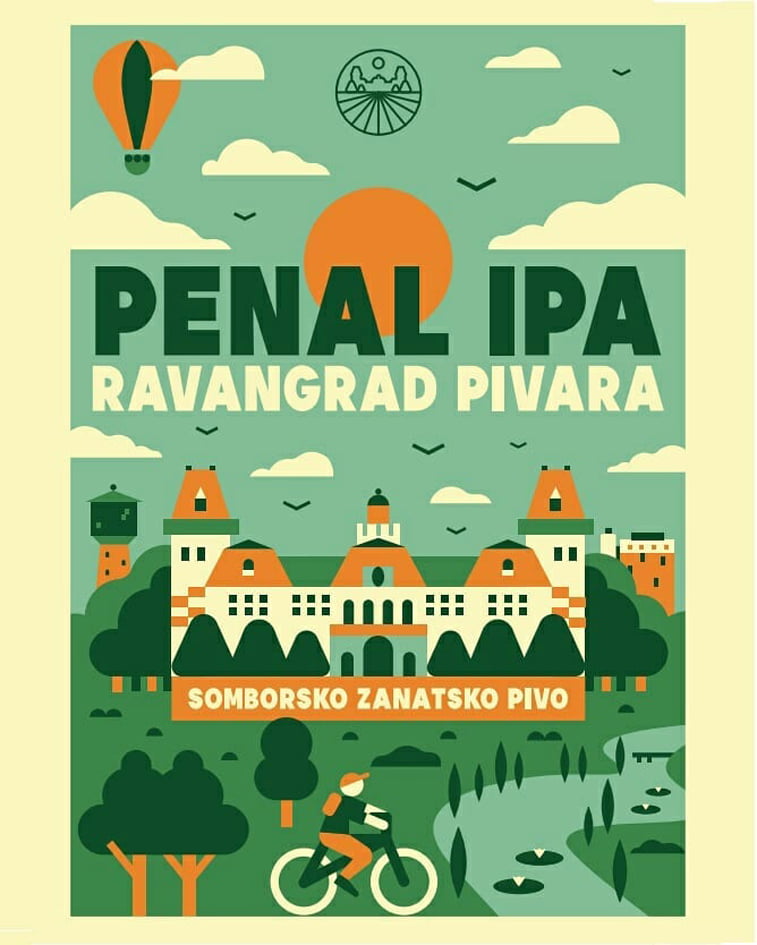 ravangard pivara etiketa za penal IPA pivo