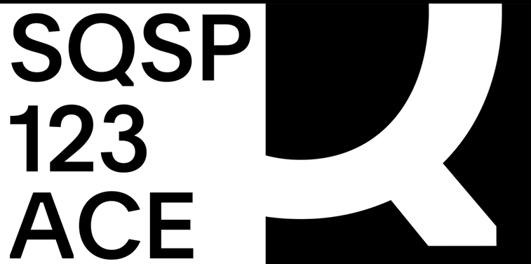Custom-made typeface Squarespace