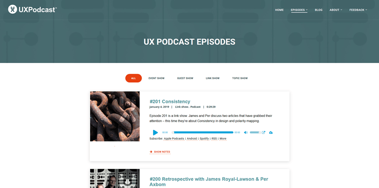 UX podcast