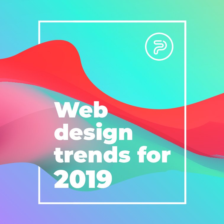 featured image web design trends 2019