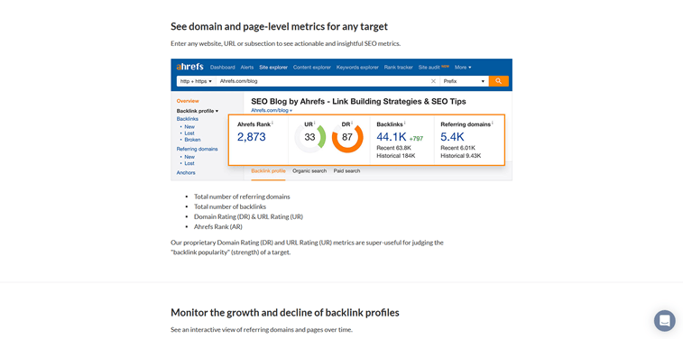 ahrefs backlink checker