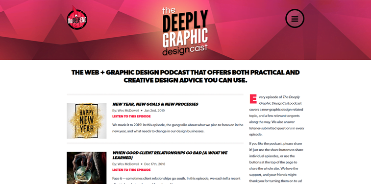 the deeply graphic designcast podcast