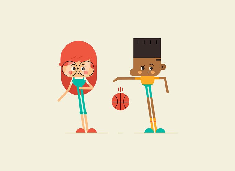 Manuel Neto Illustrated characters