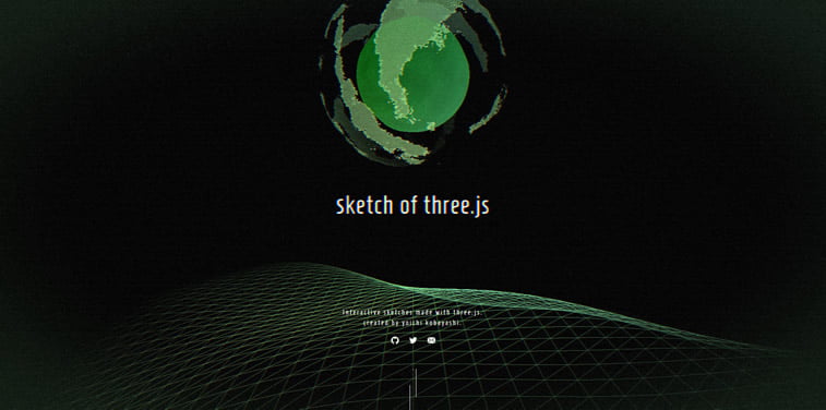 Sketch of three js interaktivne skice