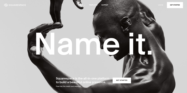 Redizajn Squarespace web sajt tipografija