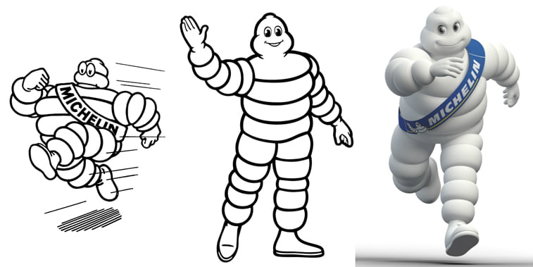 michelin man various