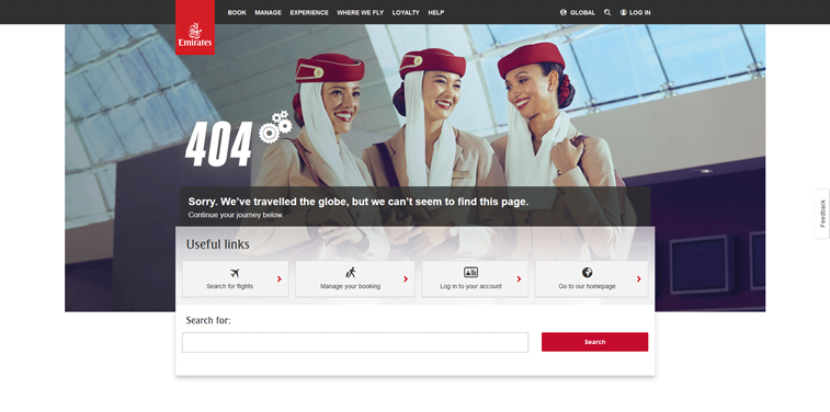 emirates 404 error page design stuarts photo