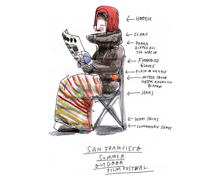San Francisco Summer illustartion wendy macnaughton