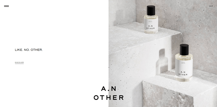 a.n other eshop homepage