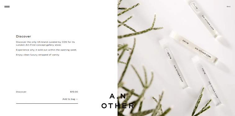 a.n other products page