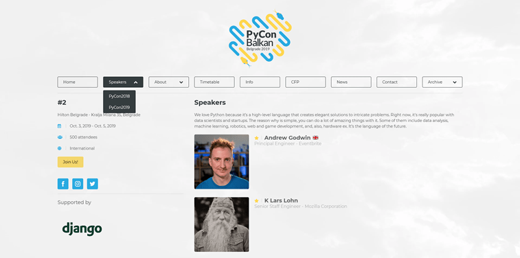 pycon balkan conference speakers