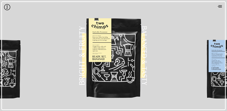 two chimps coffee page