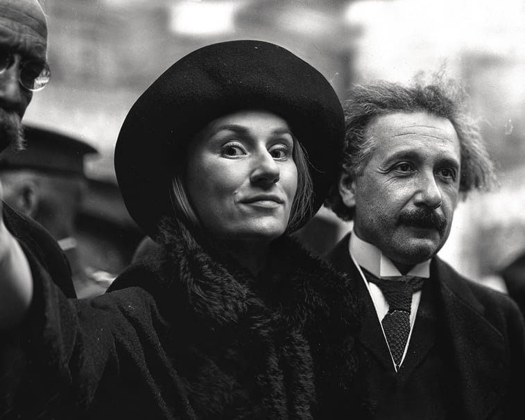 flora borsi and albert einstein photo manipulation