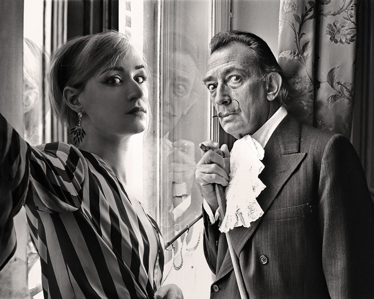 flora borsi and salvador dali photo manipulation
