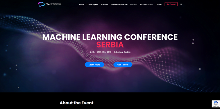machine learning conference subotica