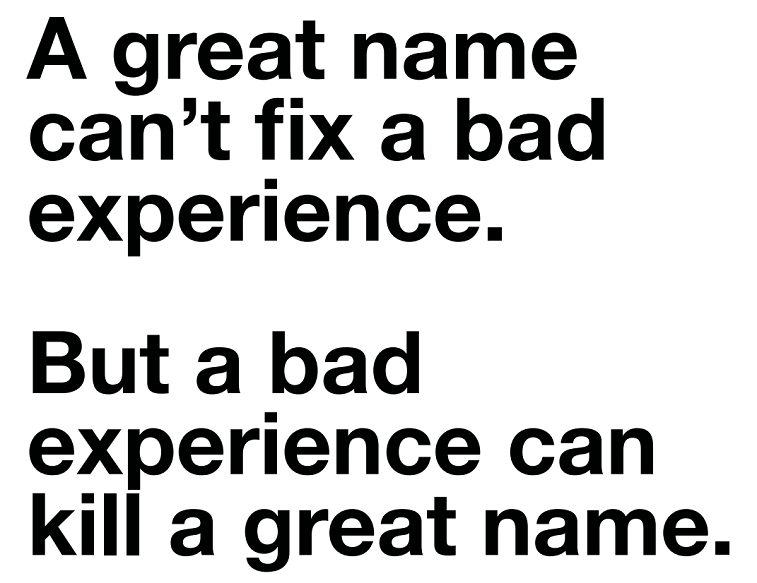 great name and bad experience