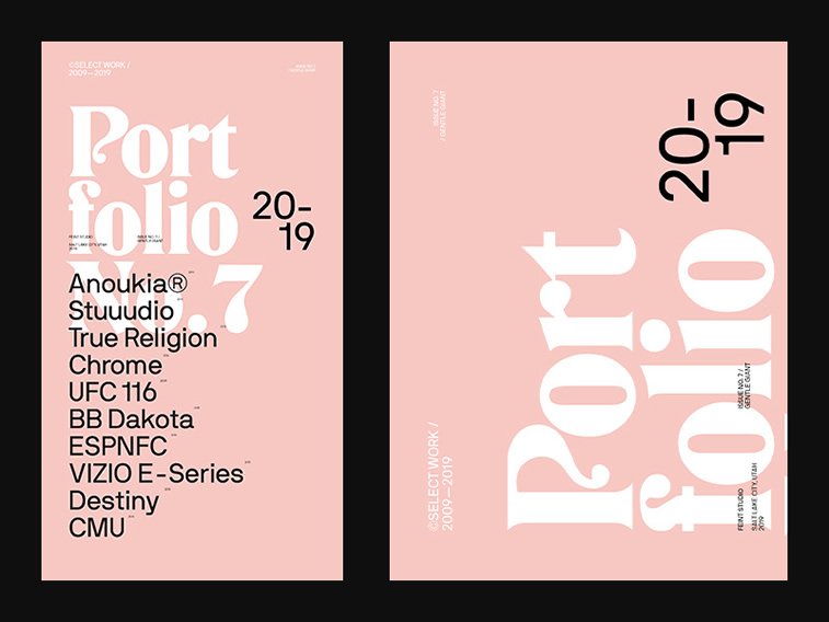 giant gentle poster design typography