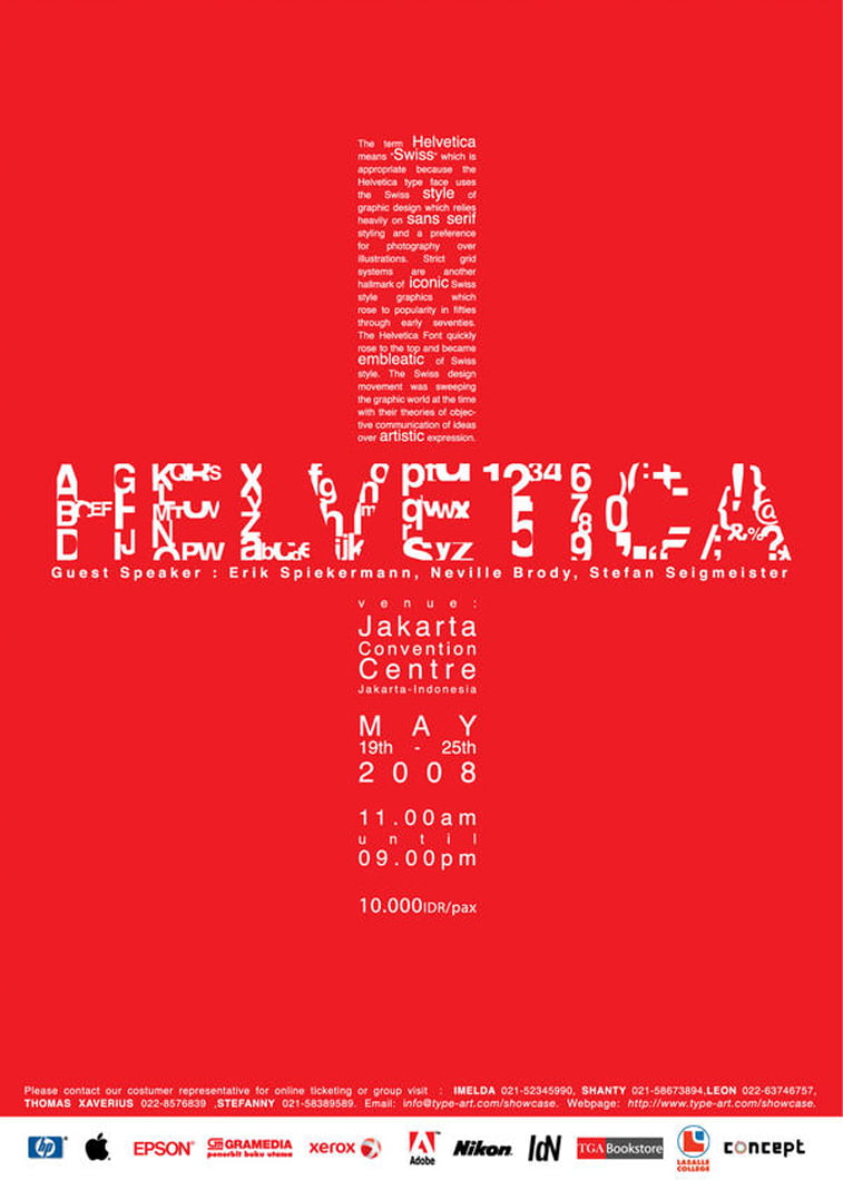 helvetica poster typography poster