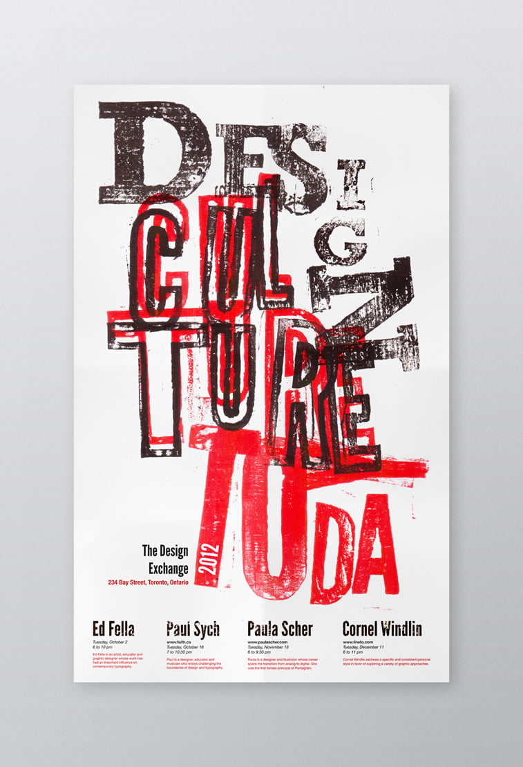 typography mania poster design