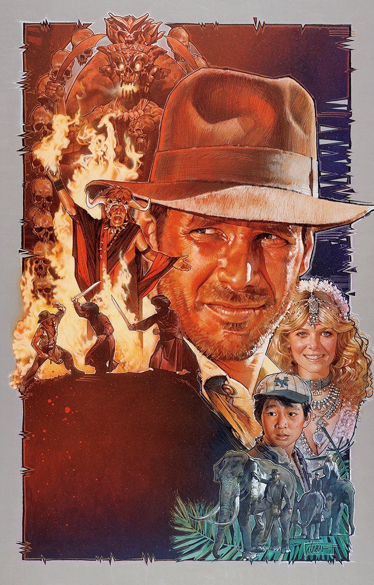 indiana jones poster drew struzan