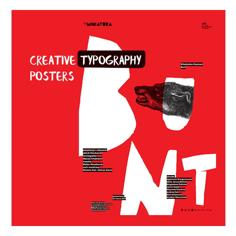 47848Amazing typography posters to empower your creative genius