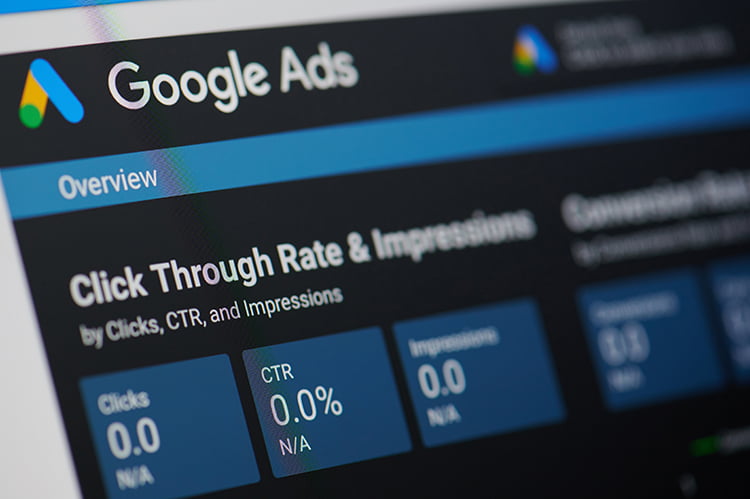 google ads ctr dashboard