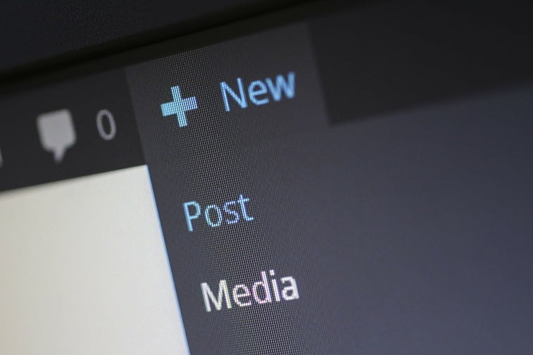new blog post option