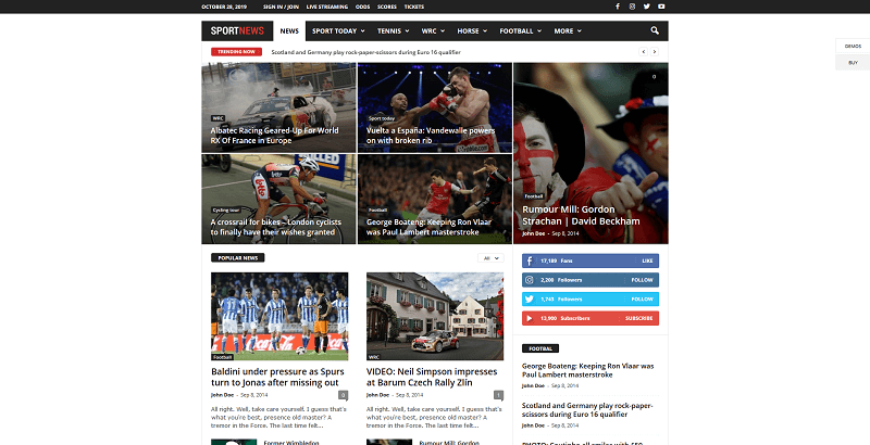 newsmag wordpress theme