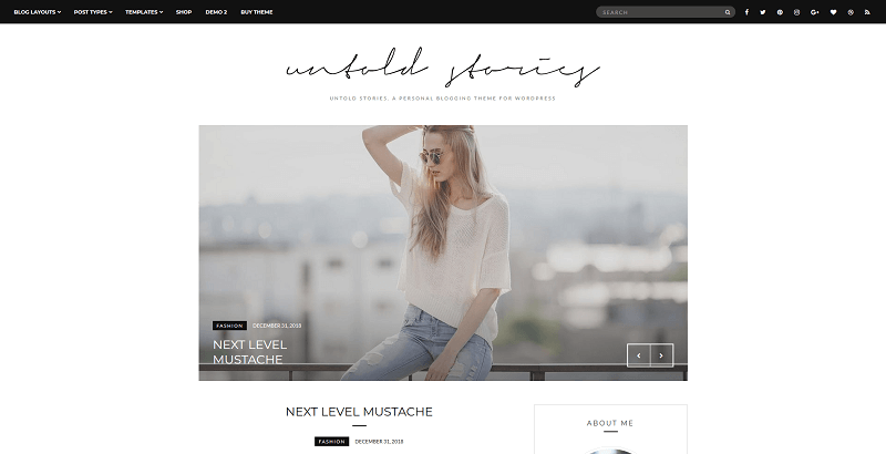 untold stories wordpress theme