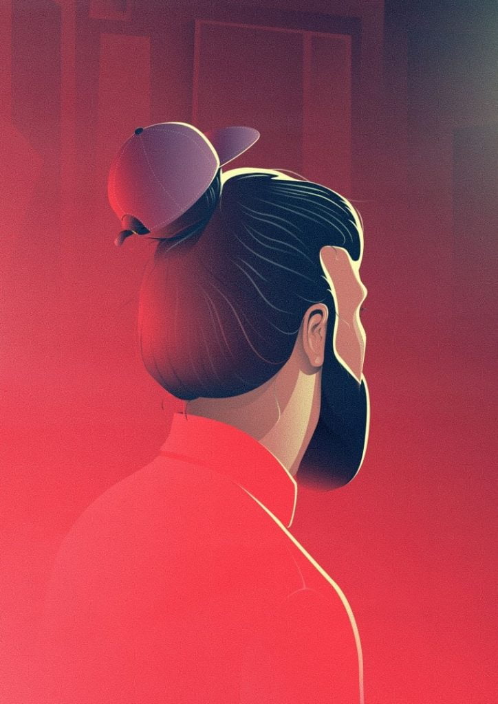 jan siemen man bun