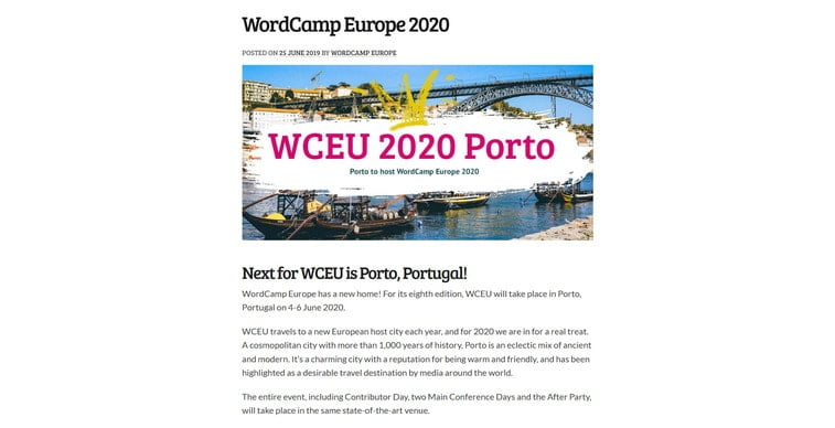 wordcamp europe