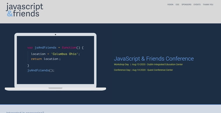 javascript and friends conference