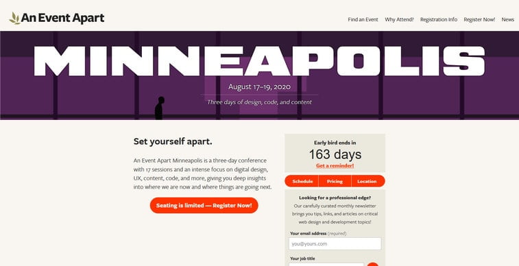 an event apart minneapolis