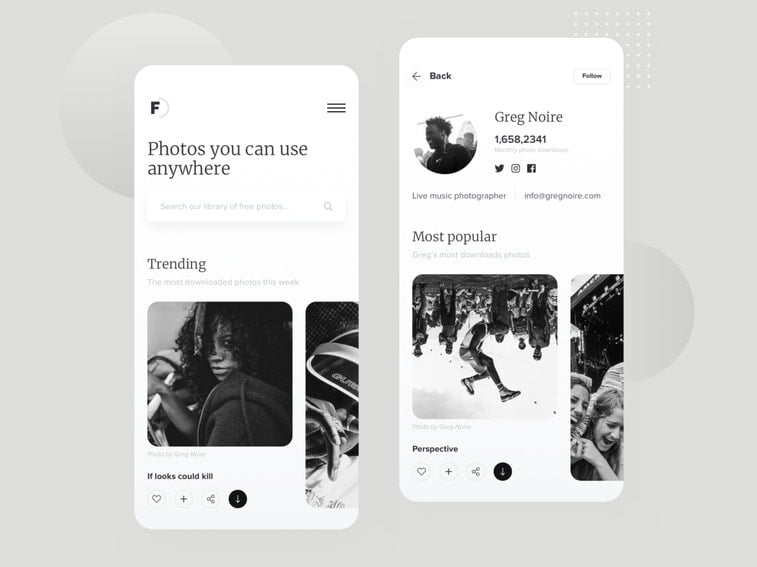 black and white photography app