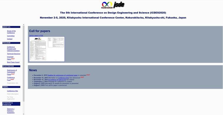 the 5th international conference on design engineering and science