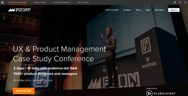 front ux and product management case study conference