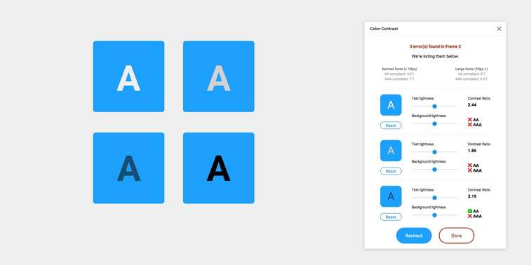color contrast checker plugin figma