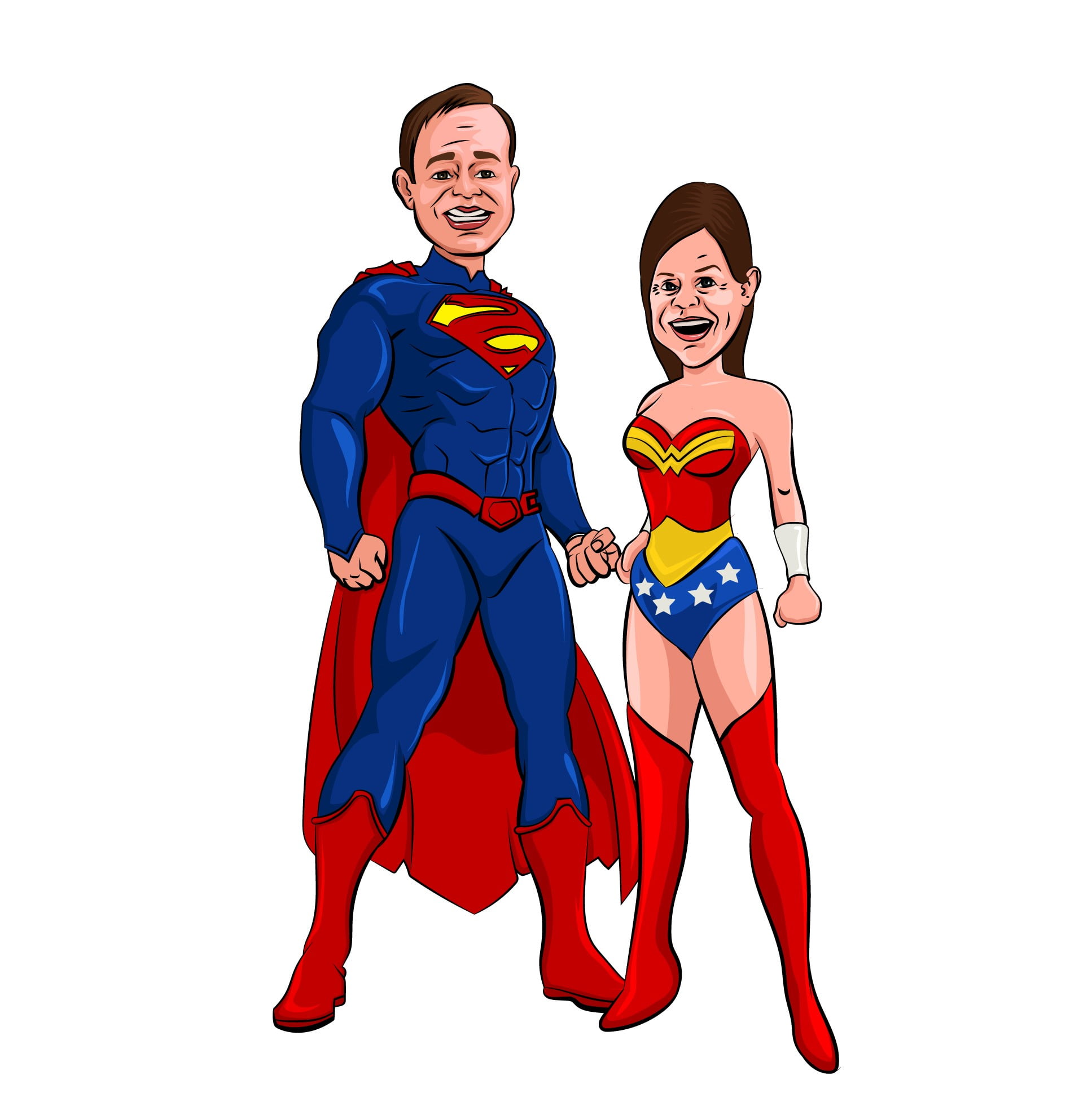 Superman caricature