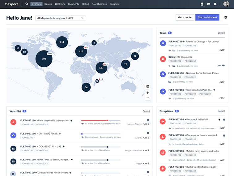 transportation logistics website design ideas
