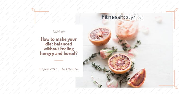 fitness body star blog section