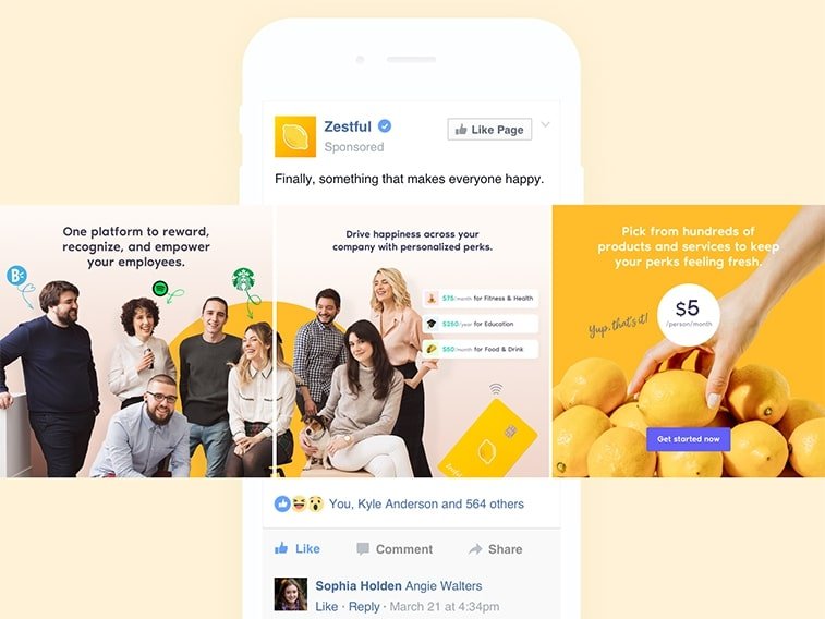 facebook advertising company example