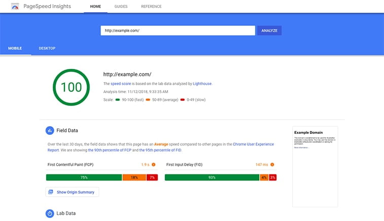 pagespeed insights seo optimization tools